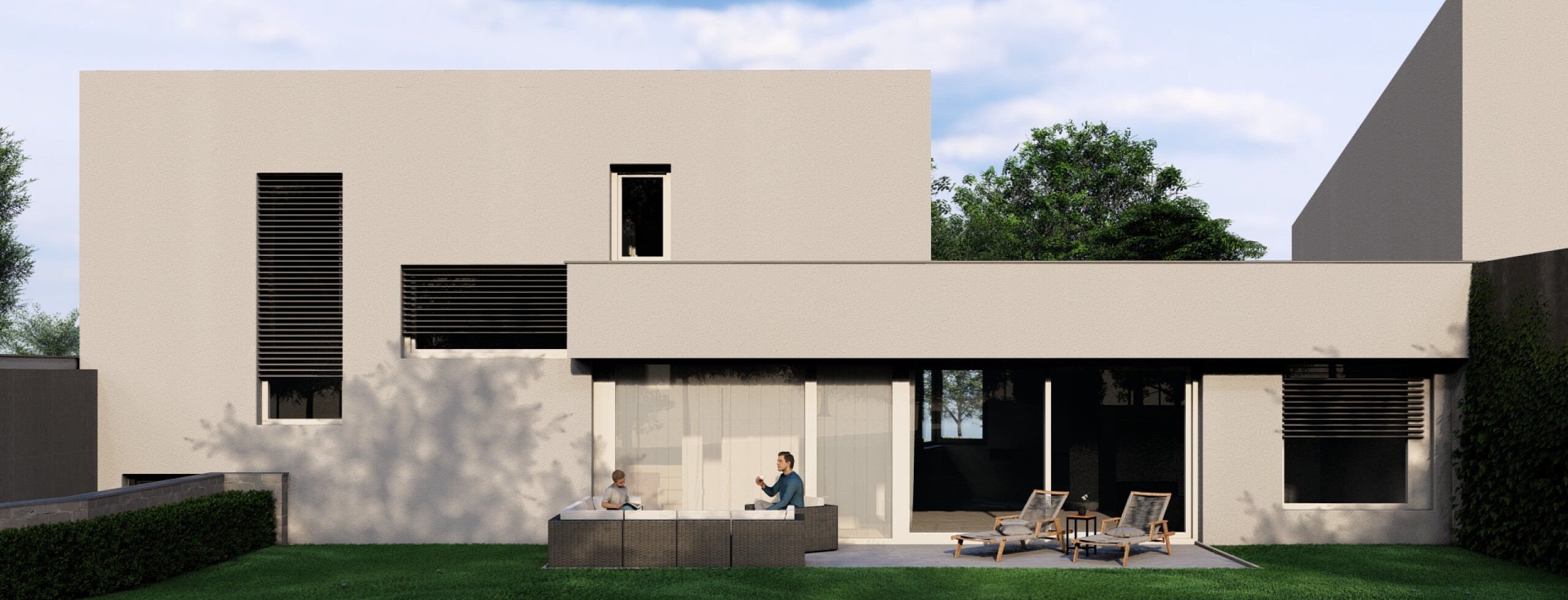 Půdorys vilky č. 01: promyšlená dispozice pro každodenní život